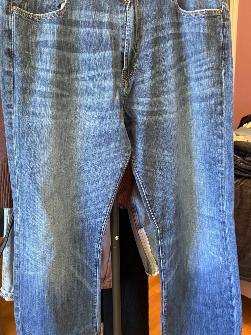Lucky Brand Men's Straight-Leg Jeans in Medium Blue Wash